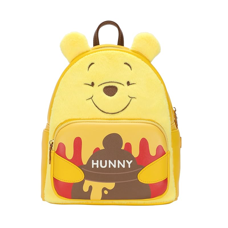 

[Notre] [MESUCA] disney character design rucksack bag Authorized distributor license leather backpack shoulder bag gold hardware Made of PU leather