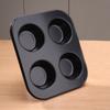 1 pc 4 Cup Muffin Pan Muffin baking tray Cupcake Molds  Nonstick Cupcake Baking Pan for Counter Top Oven Small Oven
