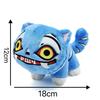 Anime Demon Plush Toys Game Hunters Tiger Stuffed Toy Blue Tiger Animals Plushie Novelty Qifts & Stickers