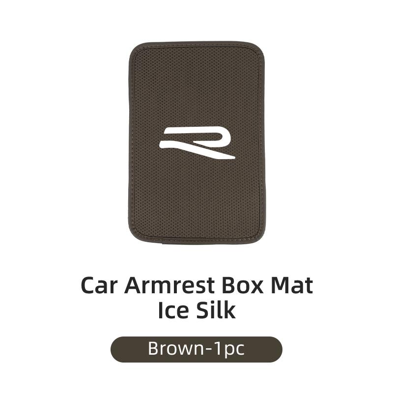 

Golf 3 4 MK3 MK4 2026 Hot For VW VOLKSWAGEN Car Armrest Cover Breathable Ice Silk Central Protective Pad For VW R Golf Polo Pass темно-сірий колір