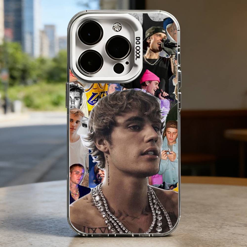 J-Justin B-Bieber Case for iPhone 16 15 14 13 12 11 Pro Max Plus Air 16E X XR XS Max Hard Shockproof Bumper Cover