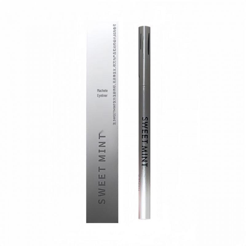 Sweet Mint Katana Waterproof Gel Eyeliner: Long-lasting, Sweatproof, Smudge-proof Lower Eyelid Silkworm Pen.