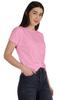Inkmeso Summer Twist Front Knot Crop Top For Women With Short Sleeves Tee