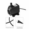Black Submersible Water Pump Submersible Mini Fountain Pump with Suction Cup Adjustable Fish Tank Filter Pump Fish Pond Aquarium