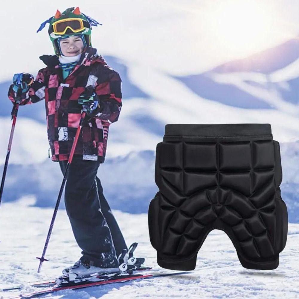 Impact Resistant Children Protective Hip Pad Elastic Protective Padded Shorts  Skiing