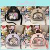 Cartoon Transparent Capybara Shoulder Bag Backpack Adjustable Shoulder Strap