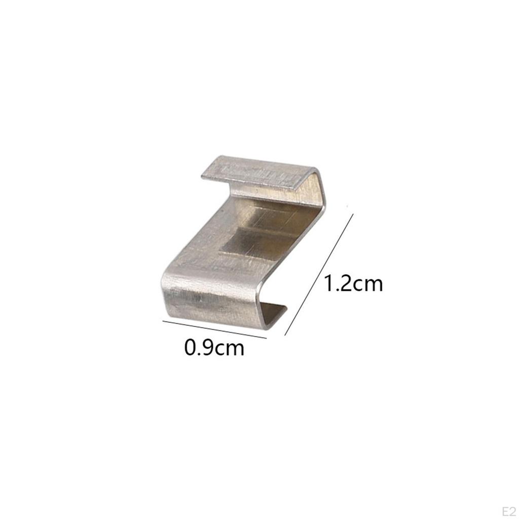 25pcs Greenhouse Glass Z Clips Glazing Overlap Spare Parts Fixing