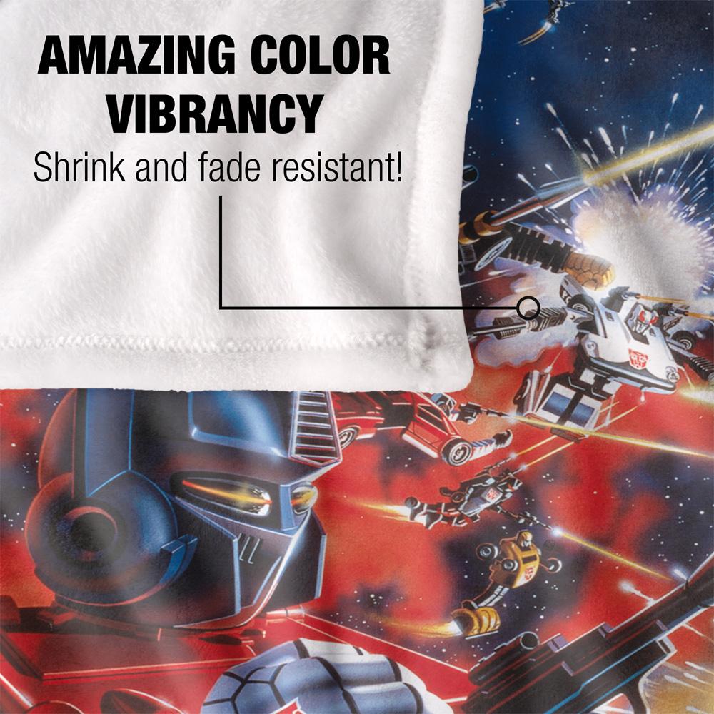 Transformers Silky Box Art Autobot Supersoft Blanket