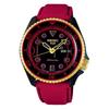 Seiko Chic Red Automatic Diver Watch (SRPF20K1) – Gold Accents, Luxury-Inspired Design Stylish Essential for Outdoor Use & Bold Outfits