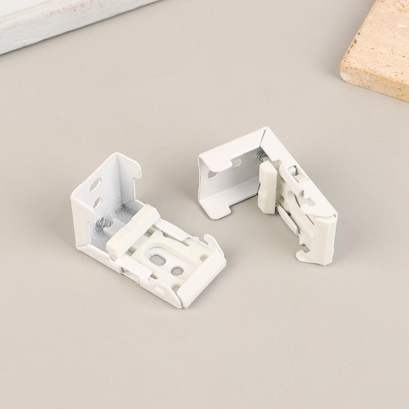 4 Stück 22 mm Decken- und Wandhalterungen für Raffrollos Oberschiene Belastend Montage Jalousiezubehör