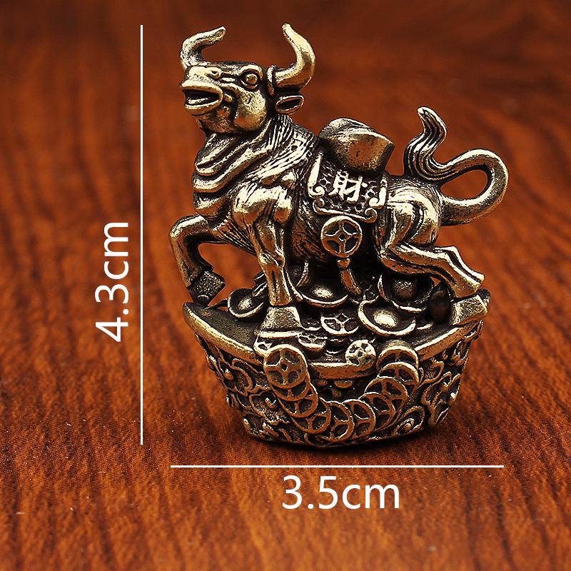 Brass Zodiac Incense Holder: Creative Copper Dragon, Tiger, Snake Design