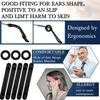 60 Stück Brillenhalter Anti-Rutsch Halter Silikon Ohrhaken Set Brillenhalter Komfort für Brillen Brillen Zubehör