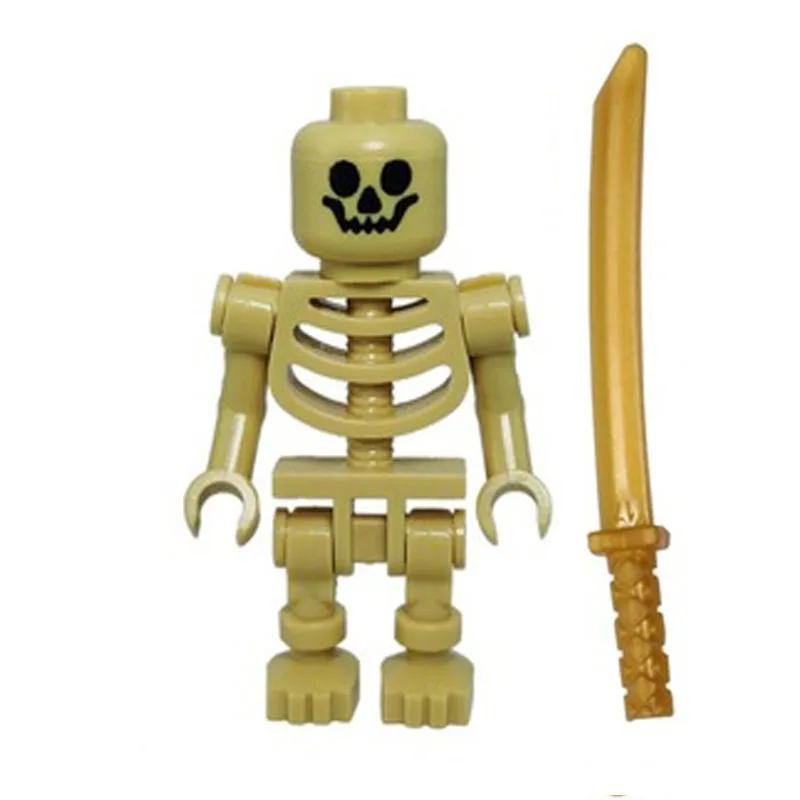 The Caribbean Pirates Ghost Zombie Captain Jack Sparrow Salazar Davy Jones Blackbeard Barbossa Figure Blocks Toys For Children