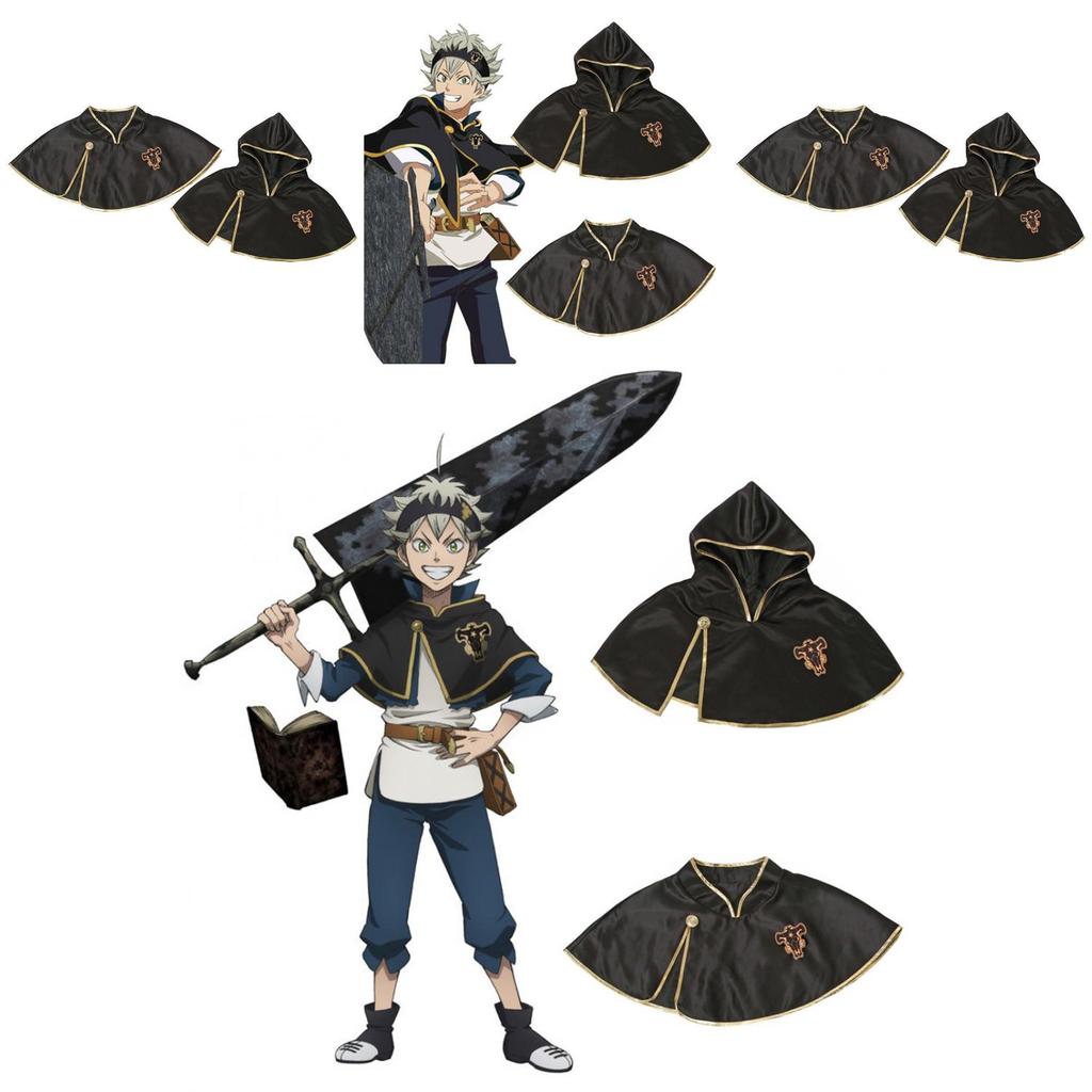 Black Clover Asta Cosplay Kostüm Mit Polyesterstoff Für Halloween Anime Rollenspiel