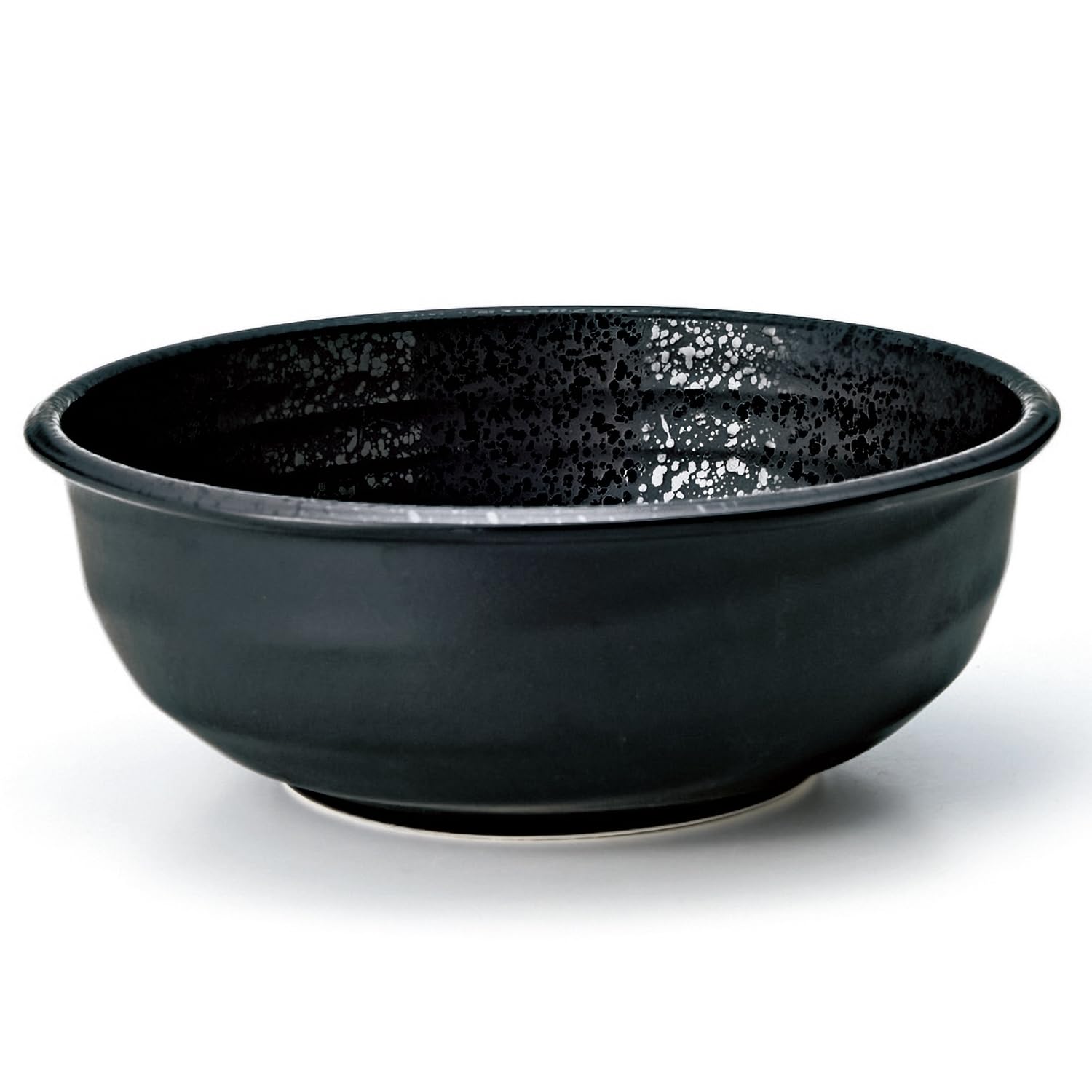 

TAMAKI Fortemoa Nagomi Tenmoku Diameter x Lightweight and Oven Bowl, Medium, Finish, 19.5cm 6.7cm Height, Porcelain, Microwave, Dishwasher, Safe, чёрный