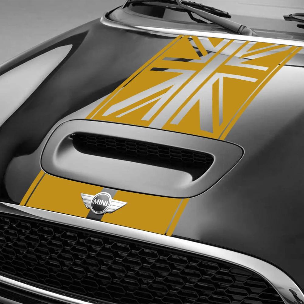 Car Hood Stickers Cover Union Jack Tuning Decor Decal For Mini Cooper S F54 F55 F56 F60 R53 R55 R56 R60 R61 Clubman Countryman