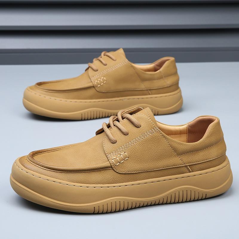Summer hollow men's shoes leather breathable retro business casual leather shoes men's trend versatile hole shoes