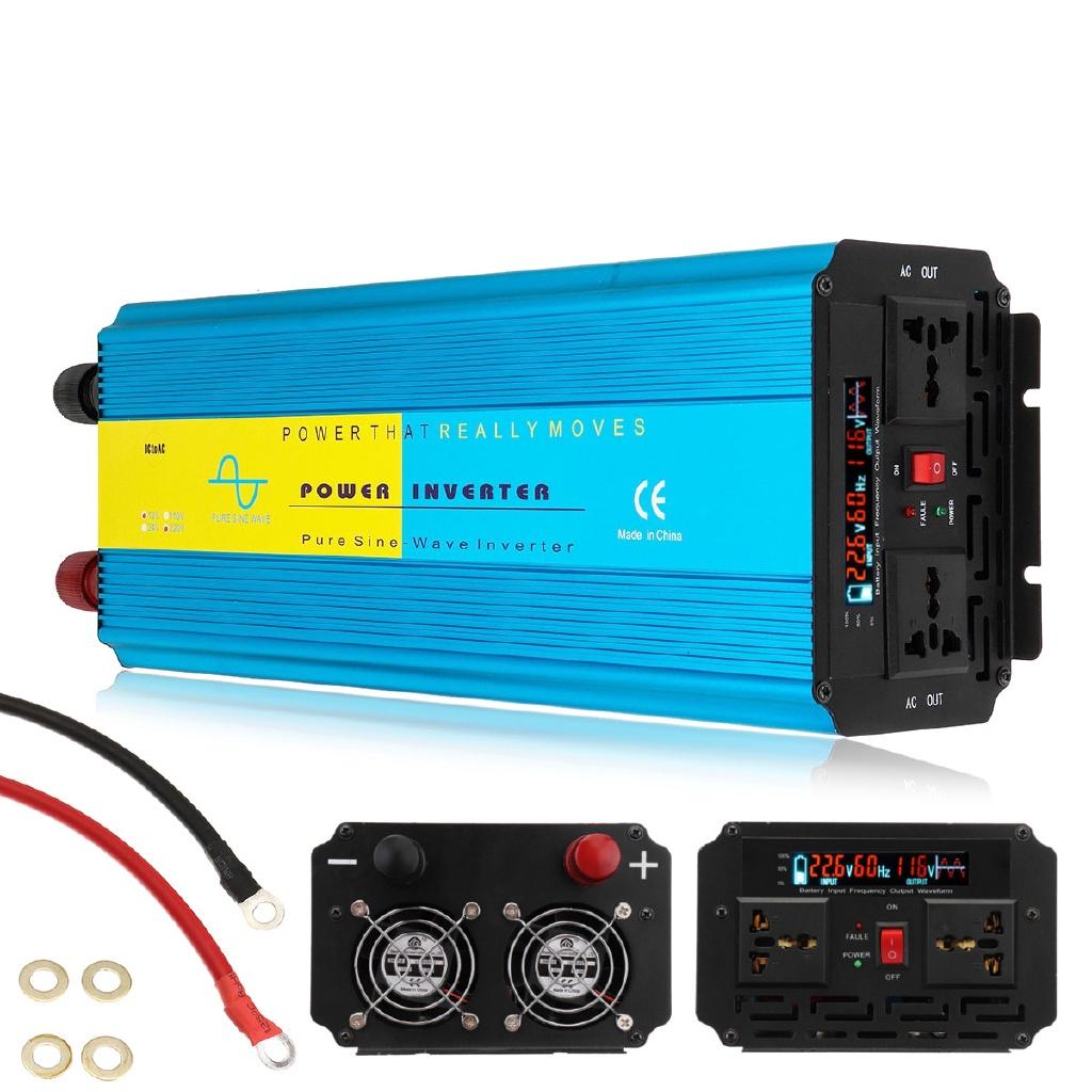 6000W/5000W/4000W/3000W/2000W Pure Sine Wave Inverter Peak Voltage Transformer Converter