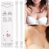 Woman Transparent Adjustable Invisible 1.5CM Steel Hook Bra Straps