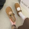 Women Mary Jane Shoes Autumn New Vintage Round Toe Comfort Outdoor Non Slip Flats Lightweight Luxury Soft Sole Casual Shoes