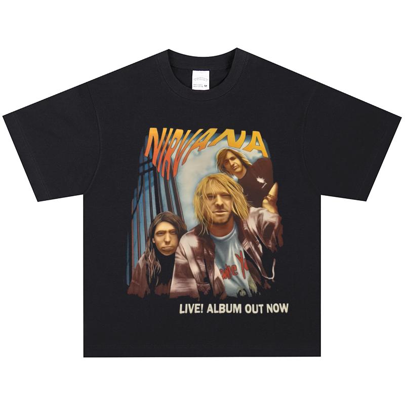 Nirvana T-Shirt, Soft Fabric Casual Daily Wear L