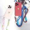 Crossbody Strap Case For Xiaomi Redmi 15 15C Note 14 Pro Plus 13 14C 13C 12 Mi 15T 14T Lanyard Shockproof Anti-Loss Love Cover