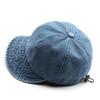 Retro Washed Denim Sun Hats For Women Fashion Wide Brim Adjustable Baseball Caps Casual Outdoor Sun Visors Hat