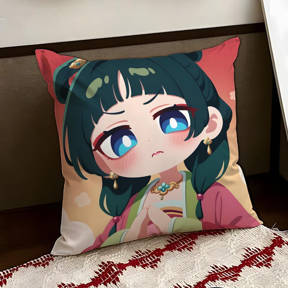The AApothecary Diaries Anime Cushion Cover Reversible Soft Durable Pillow Cover Home  Car MultiScene Use for Daily Comfort