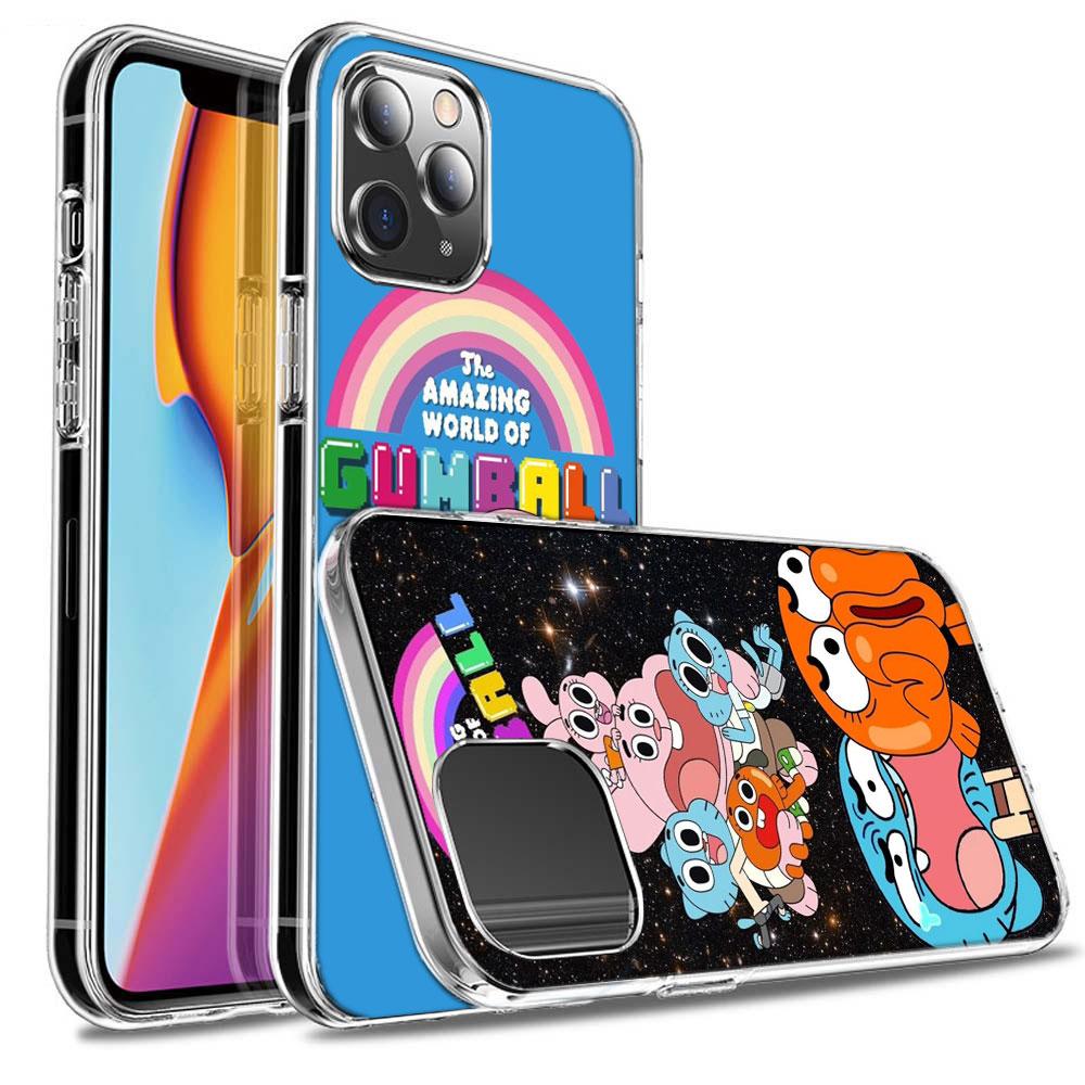 Cartoon The Amazing World of Gumball Phone Case For Iphone 16E 15 Pro 14 Plus 17E 16 17 Pro Max Air 11 12 13 Mini Shockproof