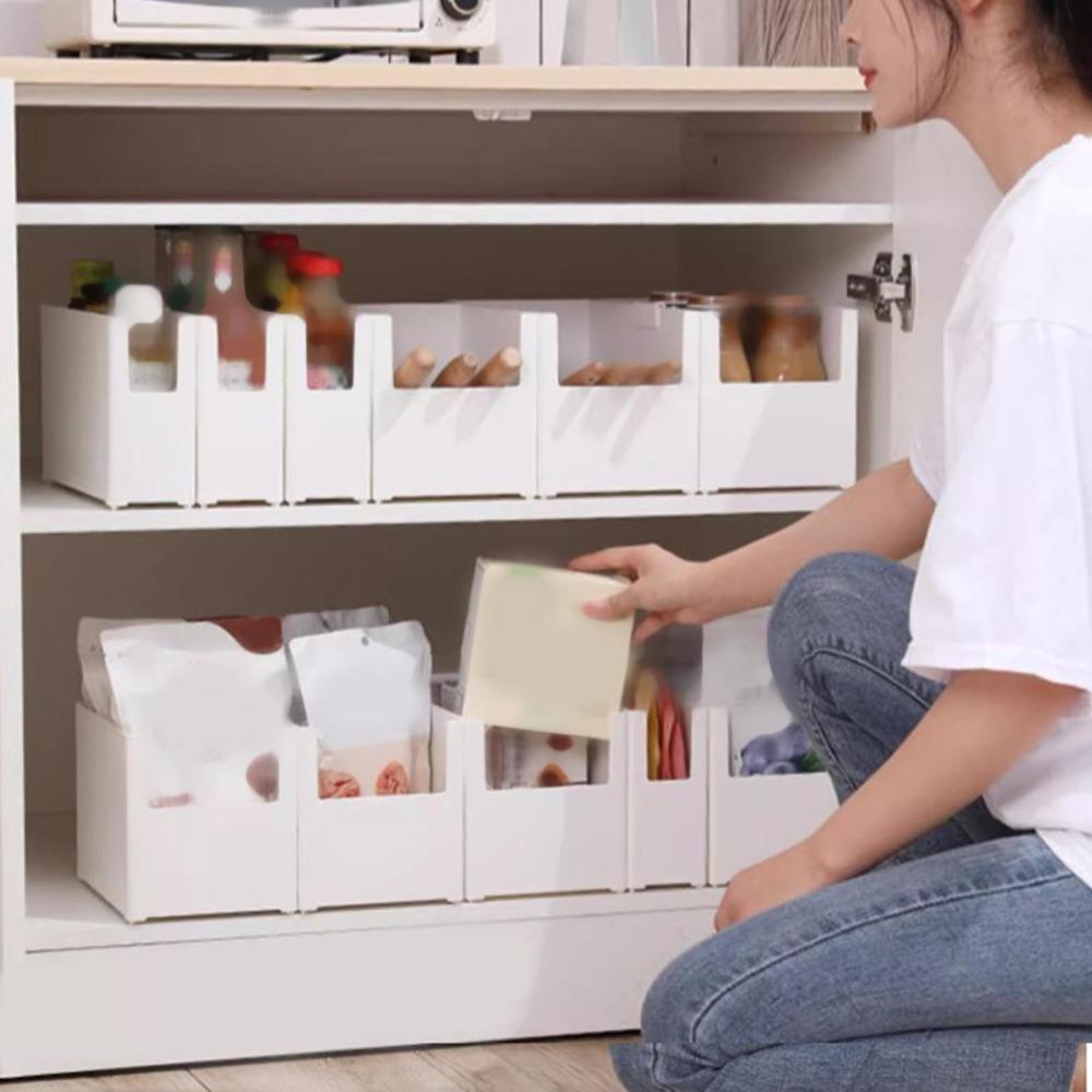 Multifunctional Stackable Storage Bins Stackable Drawer Organizer Kitchen Storage Box  Home
