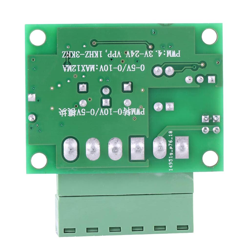 Oumefar 0-10V Digital To Analog Module PLC To Voltage Converter PWM Converter PWM To Voltage Module for Industrial Control Panel PLC