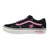 Vans Old Skool Abrasion Resistant Low top Skateboard Shoes Unisex Black Pink VN000D3HY28(Team183-)