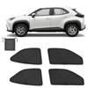 ZATOOTO Blackout Curtains for Toyota Yaris Cross Car Camping Curtains with Easy Magnetic Complete Side Privacy Storage Bag Set of 4 (HJZC25-Yaris