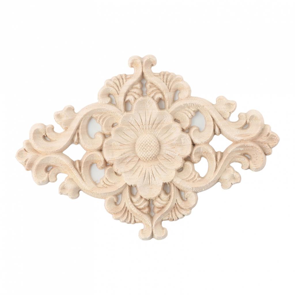 Door Cabinets Applique Wood Carving Furniture Decoration