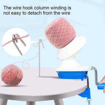 Yarn Ball Winder for Crocheting Wool Winder with Adjustable Table Clamp Hand Operated Yarn Cake Maker Gift for DIY Enthusiasts