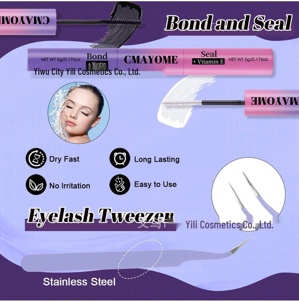 Natural 760 Cluster False Eyelashes - Curved Segmented & Self-Adhesive Individual Lashes