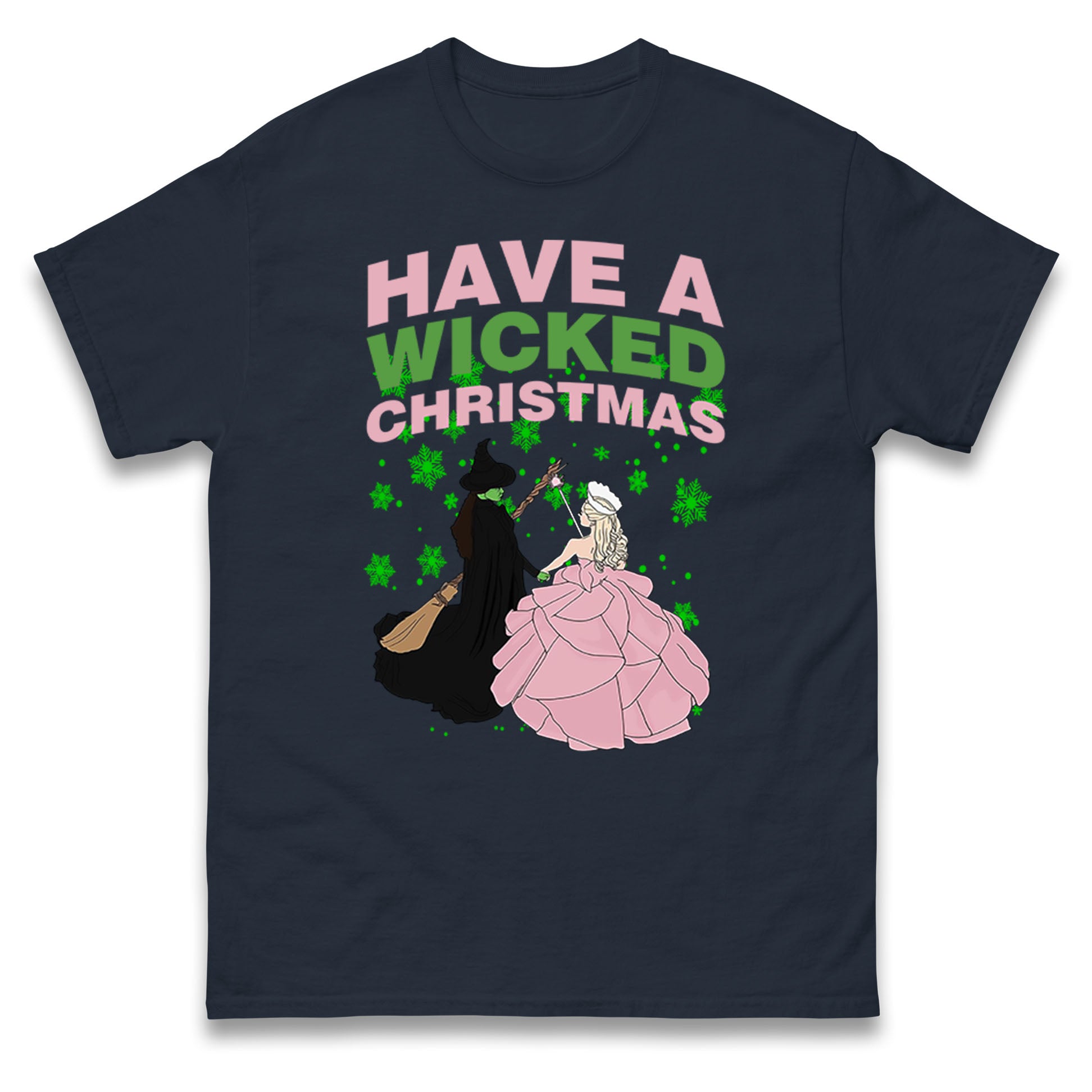 Have A Wicked Christmas Mens T Shirt Womens Tops Tees Glinda Wicked Witch Top 2XL