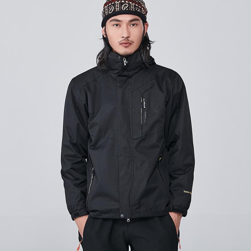 Unisex Three-in-One Waterproof Mountaineering Suit for Outdoor Adventures