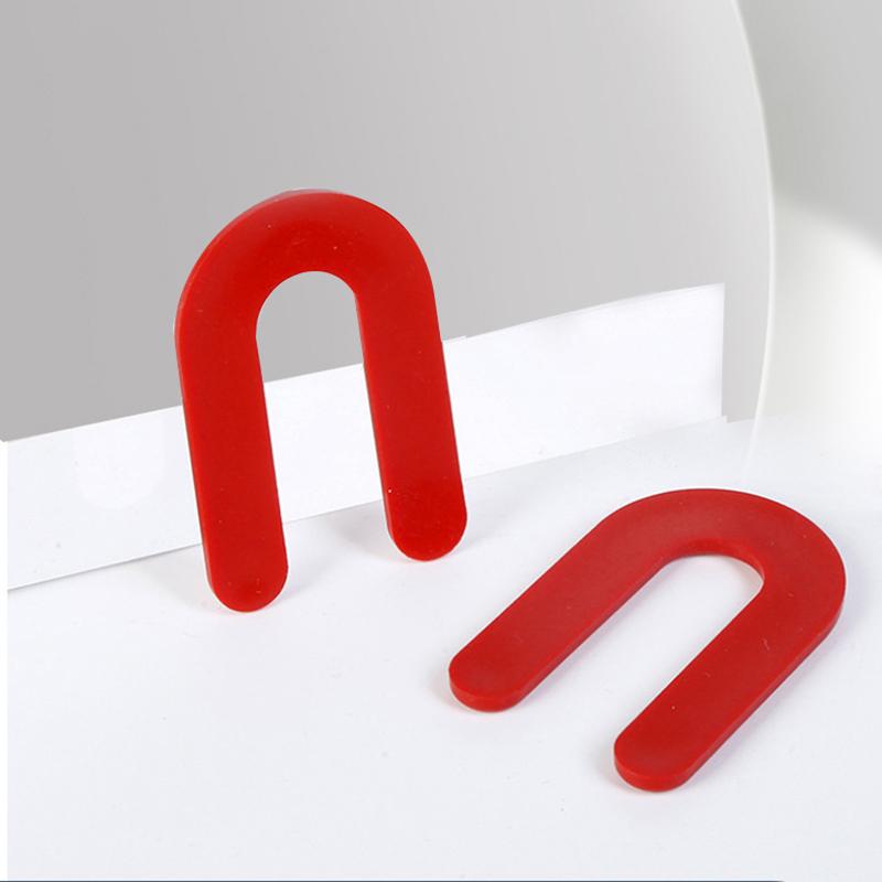 100Pcs U-shaped Horseshoe Shims Tile Spacers PP Level Wedges Positioning Clips Leveling System Wedge For Floor Wall Tile Gap