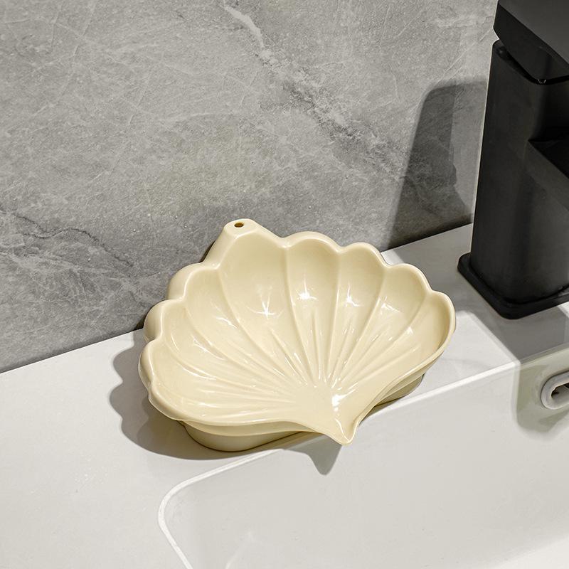 Luxury Electroplated Soap Dish with Drainage - Punch-Free Wall-Mounted Holder