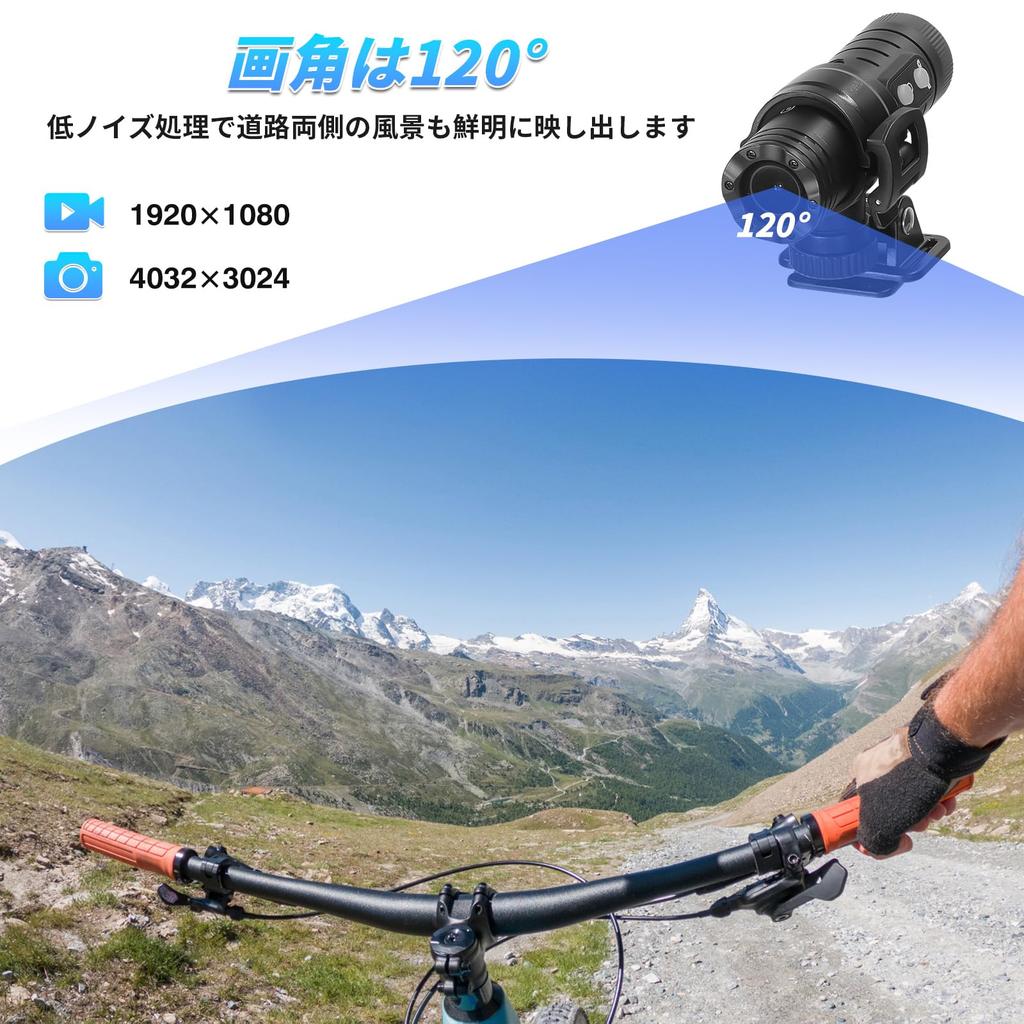 Newly Developed Equipped Motorcycle Dash Cam with Recording Wearable Action 1080P Image Wide IP66 256GB Overwrite Bicycle Dash Helmet for Outdoor