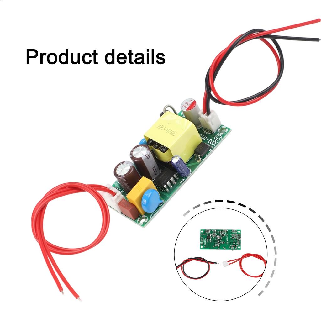 1pc Transformer 220V To 12V Power Supply Board Bare Board XPJ-07A XPJ-07B Models For Home DIY Industry Accessories