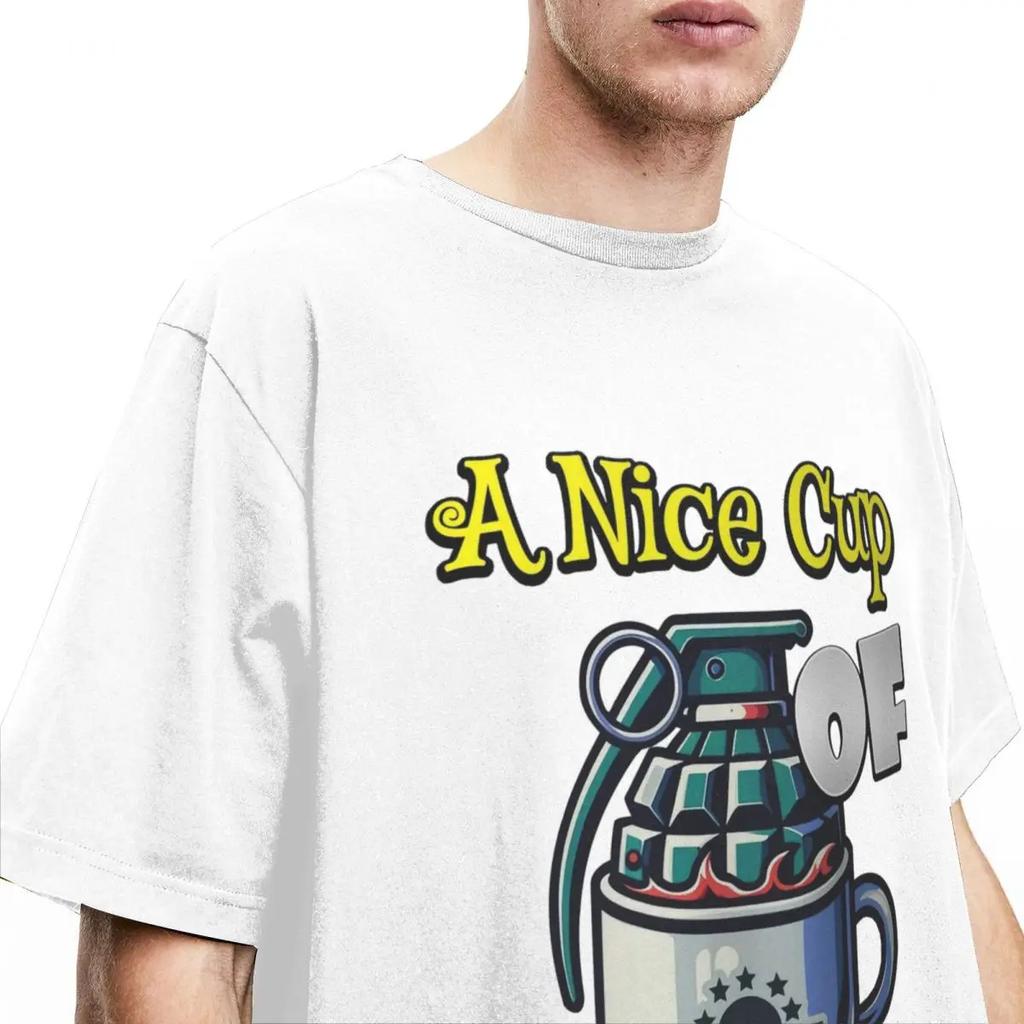 Helldivers 2d Liber Tea Men Women's T Shirt Game Apparel Vintage Tees T-Shirt Pure Cotton New Arrival Clothes