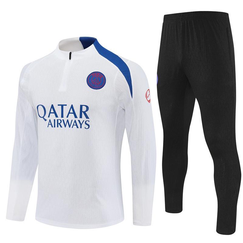 Halbzip Bestickter Fußball Trainingsanzug Set Arsenal Barcelona Real Madrid Camouflage Fußballanzug
