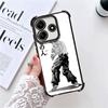 Baki the Grappler Anime Plating Phone Case For Xiaomi Redmi Note 14 15 Pro Plus 13 12 11 11S 11T 10 9S 9 5G Anti-Fall Airabag Co