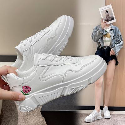 Summer White Shoes Women's Spring and Autumn New Trendy Fashion Sports Shoes
