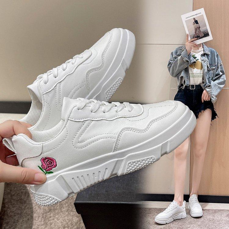 Summer white shoes women's spring and autumn new trendy fashion sports shoes