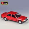 Bburago 1:24 Mercedes-Benz 190 E 2.6 Alloy Classic Car Model Diecast Metal Retro Old Car Vehicles Model Simulation Kids Toy Gift