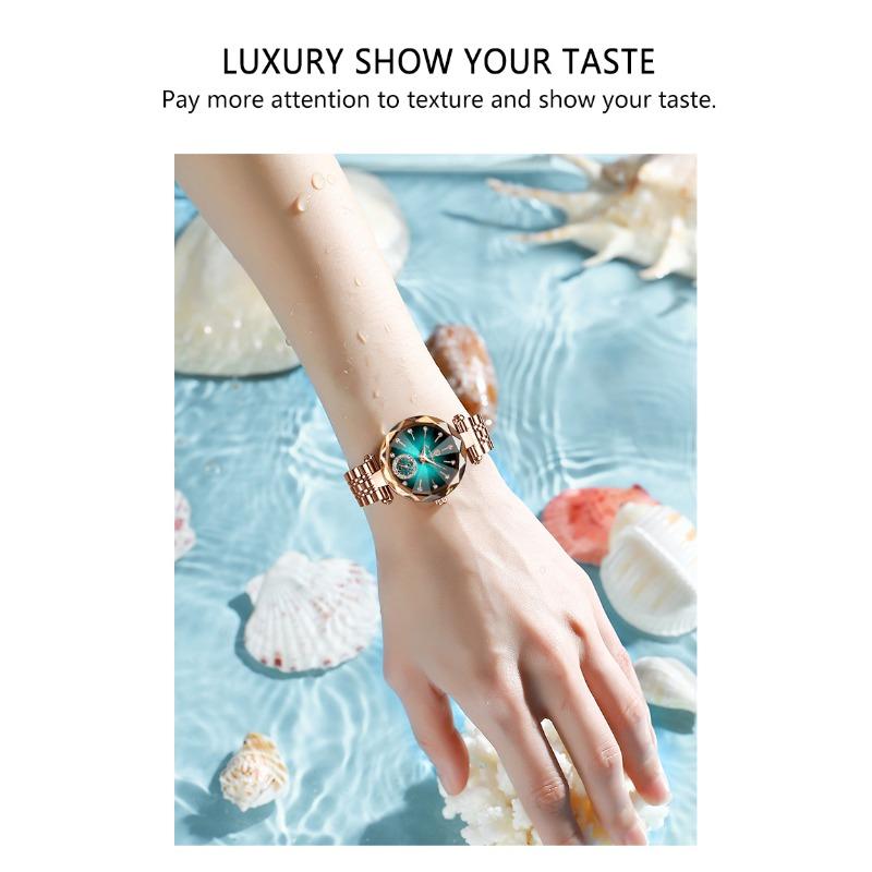 POEDAGAR Elegant Luxury Women's Quartz Watches Waterproof Stainless Steel Watch Casual Fashion Ladies Wristwatch