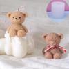 Bear-Shaped Aromatherapy Candle and Soap Silicone Mold for Baking and DIY Mousse Cake